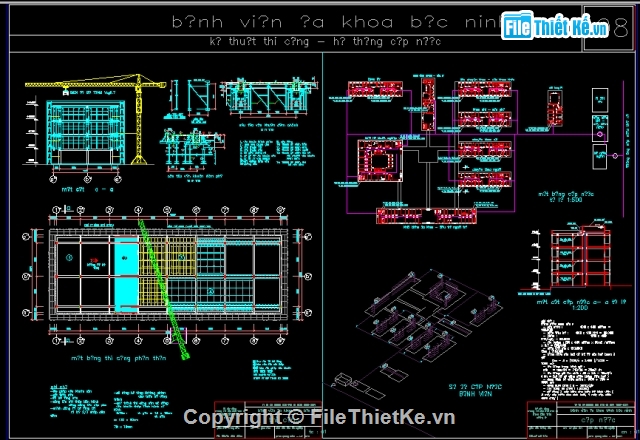 kiến trúc bệnh viện,kết cấu bệnh viện,bệnh viện đa khoa